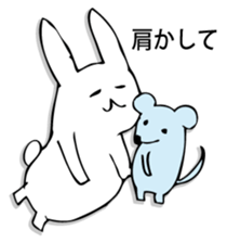 Rabbit of fairy tale talk 5 sticker #9339877