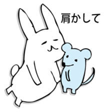 Rabbit of fairy tale talk 5 sticker #9339877