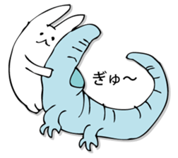 Rabbit of fairy tale talk 5 sticker #9339879