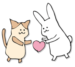 Rabbit of fairy tale talk 5 sticker #9339881