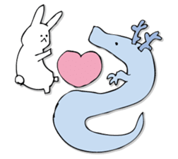 Rabbit of fairy tale talk 5 sticker #9339882