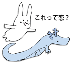 Rabbit of fairy tale talk 5 sticker #9339886