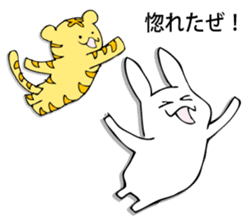 Rabbit of fairy tale talk 5 sticker #9339887