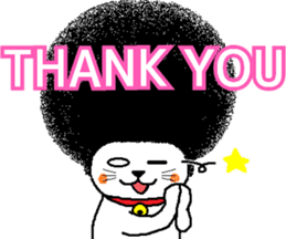 The Seven Afro Cats #1 -Innocent Cat- sticker #9340132