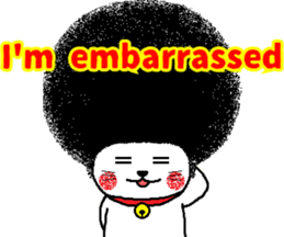 The Seven Afro Cats #1 -Innocent Cat- sticker #9340137