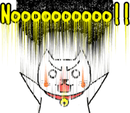 The Seven Afro Cats #1 -Innocent Cat- sticker #9340147