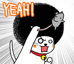 The Seven Afro Cats #1 -Innocent Cat- sticker #9340148