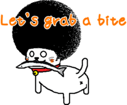 The Seven Afro Cats #1 -Innocent Cat- sticker #9340162