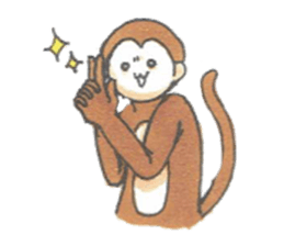Monkeys year go! go! sticker #9340248