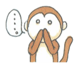 Monkeys year go! go! sticker #9340251