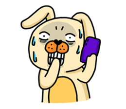 I'm cutie rabbit than dogs part II sticker #9340490