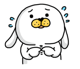 I'm cutie rabbit than dogs part II sticker #9340500