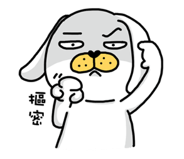 I'm cutie rabbit than dogs part II sticker #9340502