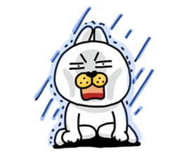 I'm cutie rabbit than dogs part II sticker #9340504