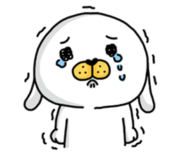 I'm cutie rabbit than dogs part II sticker #9340506