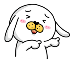 I'm cutie rabbit than dogs part II sticker #9340513