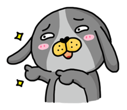 I'm cutie rabbit than dogs part II sticker #9340514