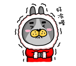 I'm cutie rabbit than dogs part II sticker #9340517