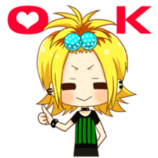 we four,pank rockers~greeting~ sticker #9341258