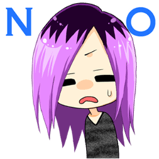 we four,pank rockers~greeting~ sticker #9341259