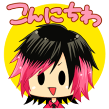 we four,pank rockers~greeting~ sticker #9341261