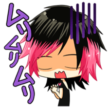 we four,pank rockers~greeting~ sticker #9341265