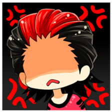 we four,pank rockers~greeting~ sticker #9341272