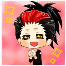 we four,pank rockers~greeting~ sticker #9341276