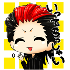 we four,pank rockers~greeting~ sticker #9341280