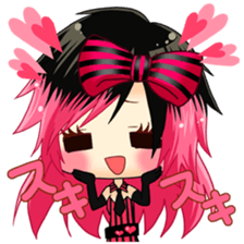 we four,pank rockers~greeting~ sticker #9341285