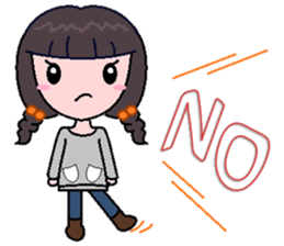 Qiao Qiao girl sticker #9341422