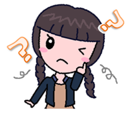 Qiao Qiao girl sticker #9341429