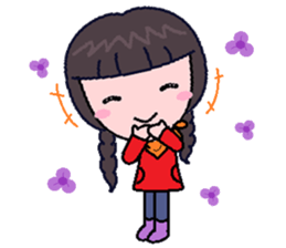 Qiao Qiao girl sticker #9341431