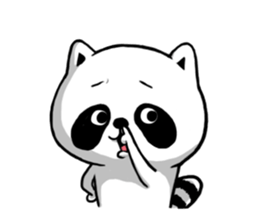 BonBon Raccoon life sticker #9341490