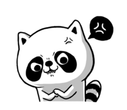 BonBon Raccoon life sticker #9341492