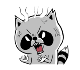 BonBon Raccoon life sticker #9341494