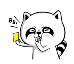 BonBon Raccoon life sticker #9341495