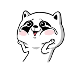 BonBon Raccoon life sticker #9341498