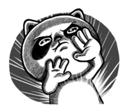 BonBon Raccoon life sticker #9341500