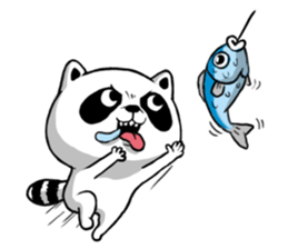 BonBon Raccoon life sticker #9341504