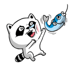 BonBon Raccoon life sticker #9341505