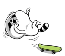BonBon Raccoon life sticker #9341507