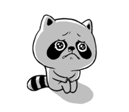 BonBon Raccoon life sticker #9341508