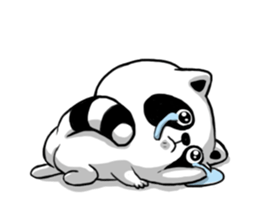 BonBon Raccoon life sticker #9341509