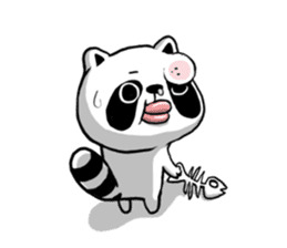 BonBon Raccoon life sticker #9341511