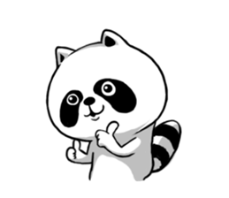 BonBon Raccoon life sticker #9341514