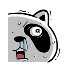 BonBon Raccoon life sticker #9341516