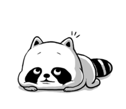 BonBon Raccoon life sticker #9341527