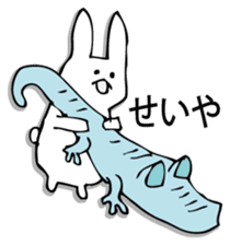 Rabbit of fairy tale talk 4 sticker #9341654