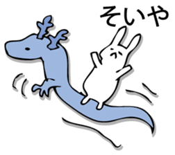 Rabbit of fairy tale talk 4 sticker #9341658